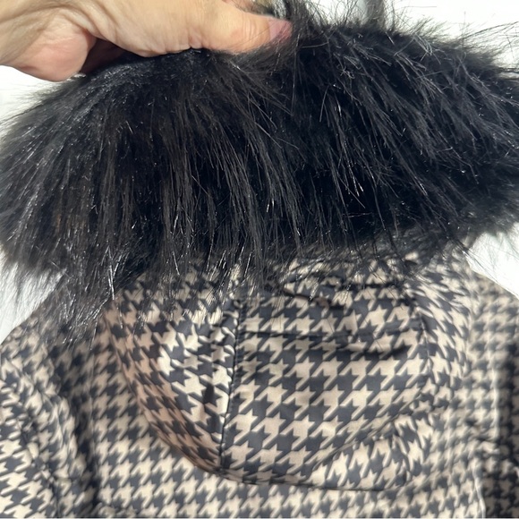 NEW Arctic Expedition houndstooth parka winter coat, size 1X, Hydradown, warm - Picture 10 of 16